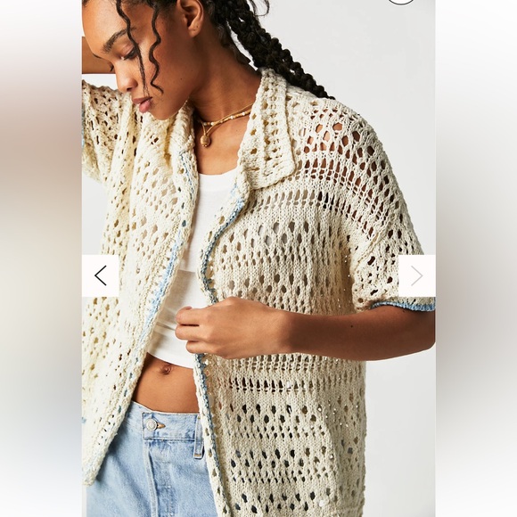 NWT Free People Santa Cruz Club Shirt - Picture 6 of 11